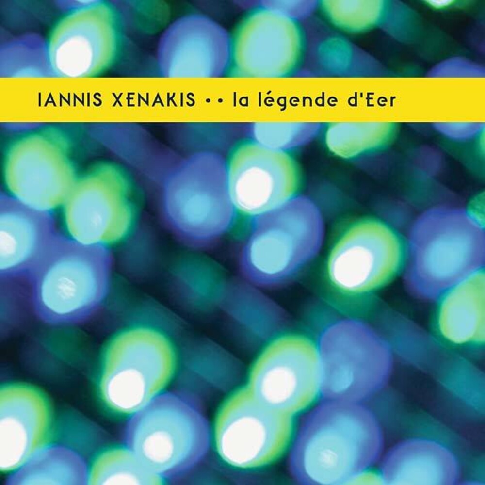 the album cover for Iannis Xenakis - La Lagende D'eer