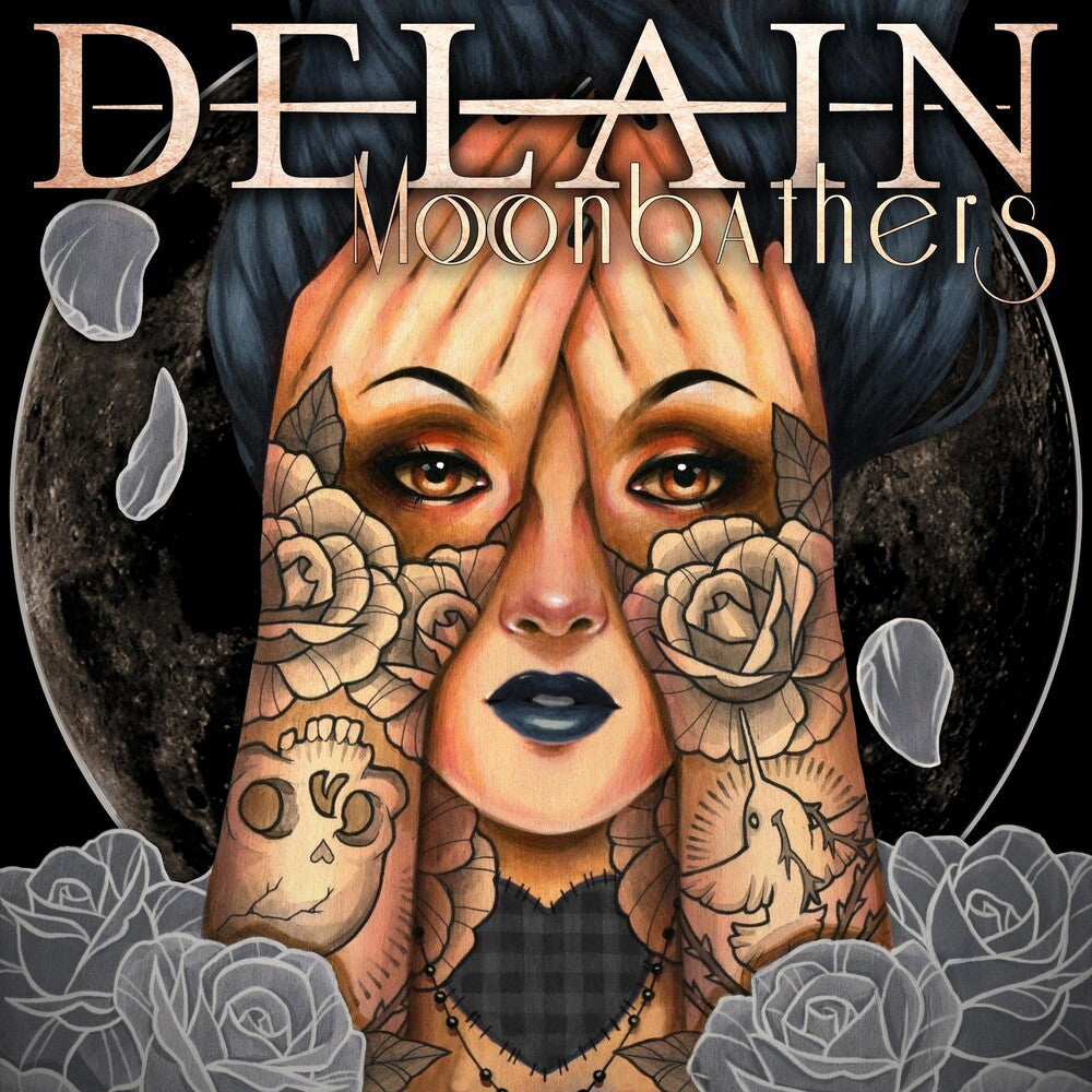 the album cover for Delain - Moonbathers