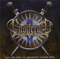 the album cover for Ensiferum - Two Decades of Greatest Sword Hits