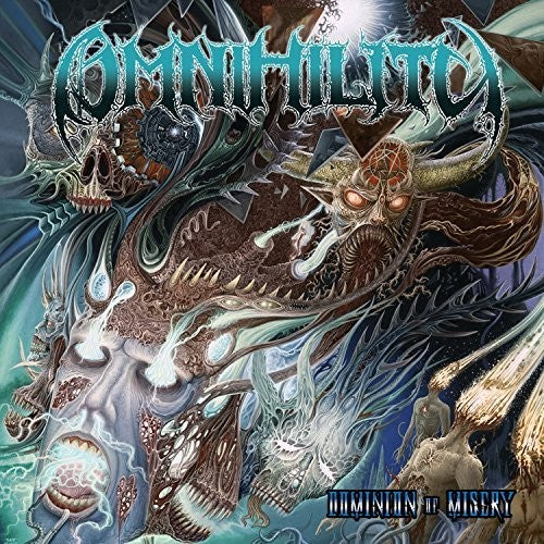 the album cover for Omnihility - Dominion of Misery
