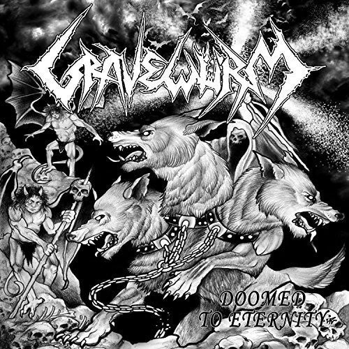 the album cover for Gravewurm - Doomed to Eternity
