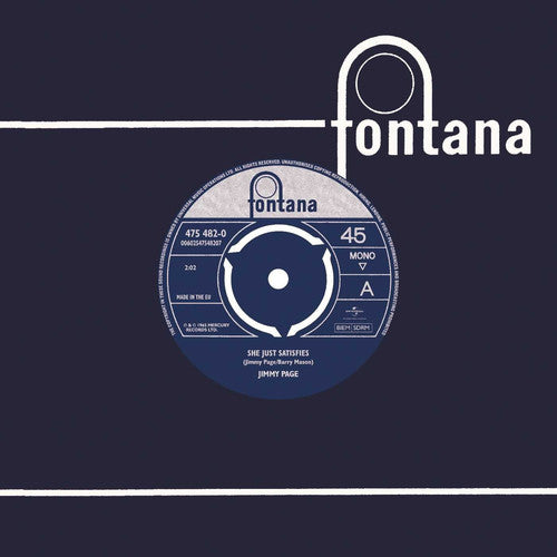 the album cover for Jimmy Page - She Just Satisfies [Vinyl Single]