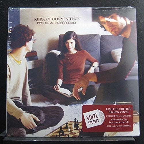 the album cover for Kings Of Convenience - Riot On An Empty Street [Indie Exclusive Colored Vinyl]