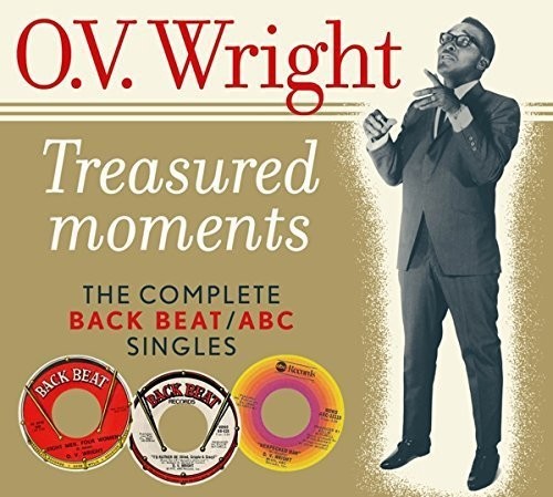 the album cover for O.V. Wright - Treasured Moments