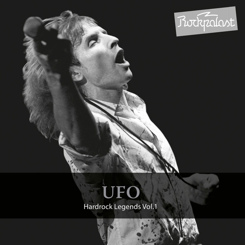 the album cover for UFO - Hard Rock Legends, Vol. 1: Live At Westfalenhalle 1980