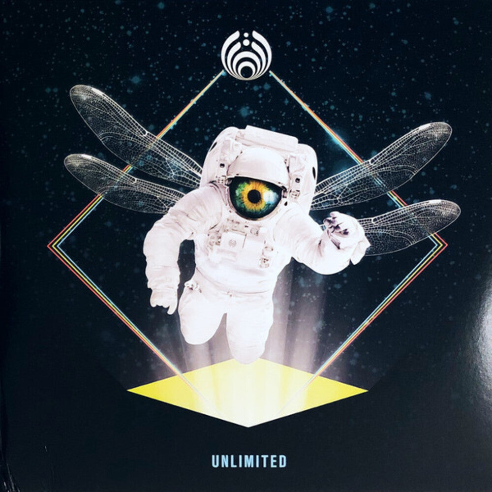 the album cover for Bassnectar - Unlimited (Blk) [Colored Vinyl] (Gate) (Grn) [Limited Edition] (Ylw)