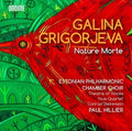 the album cover for Grigorjeva / Estonian Philharmonic Chamber Choir - Galina Grigorjeva: Works for Chamber Choir & Chamber Ensembles
