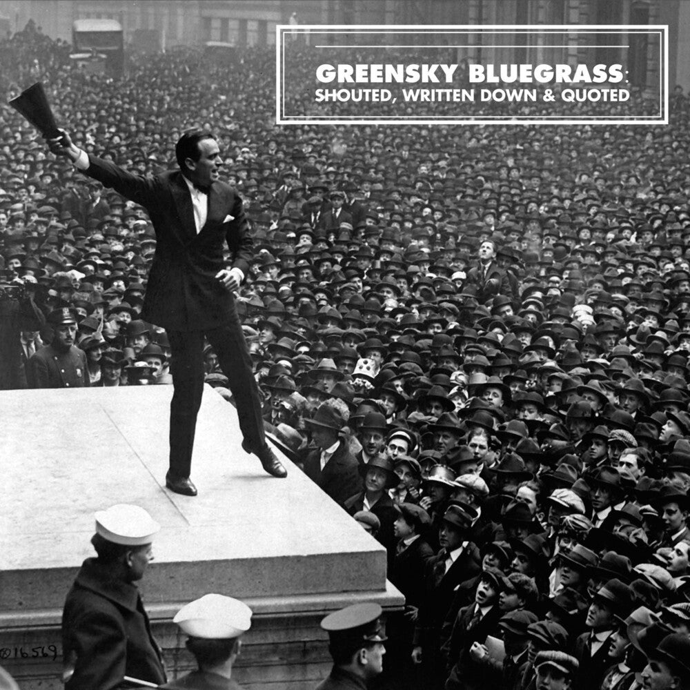 the album cover for Greensky Bluegrass - Shouted, Written Down & Quoted [Vinyl]