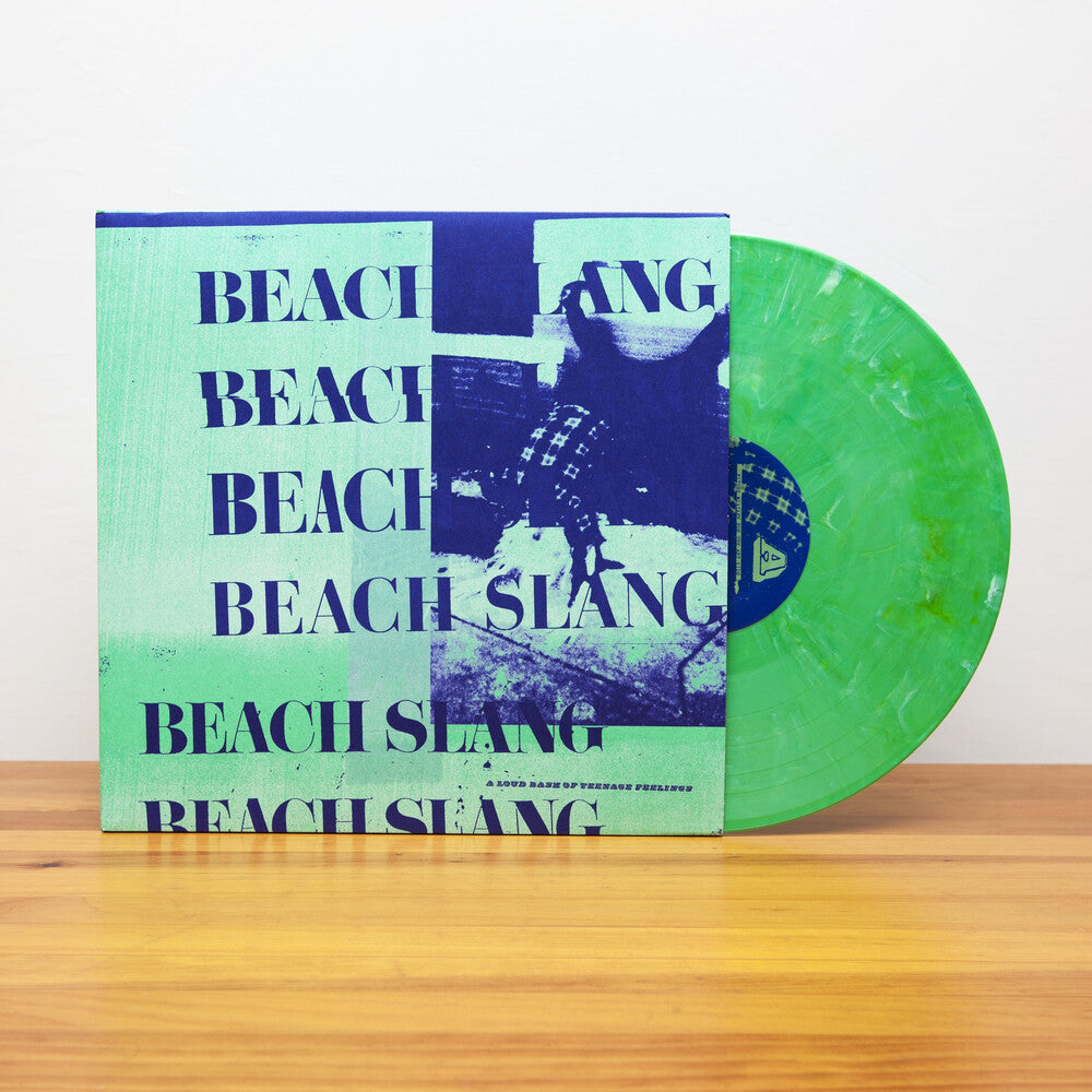 the album cover for Beach Slang - A Loud Bash Of Teenage Feelings [Blue Vinyl]