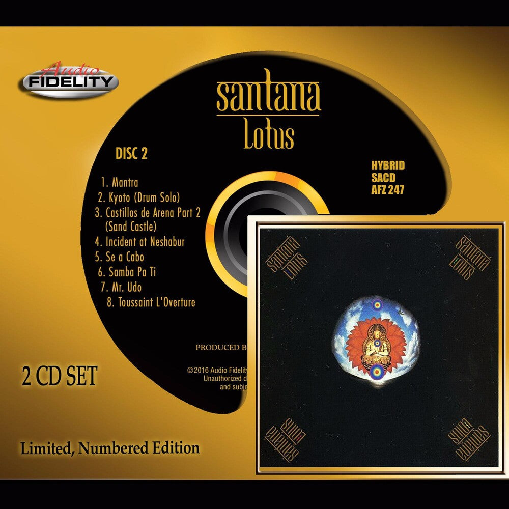 the album cover for Santana - Lotus [Limited Numbered Edition]