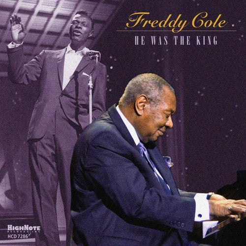 the album cover for Freddy Cole - He Was the King