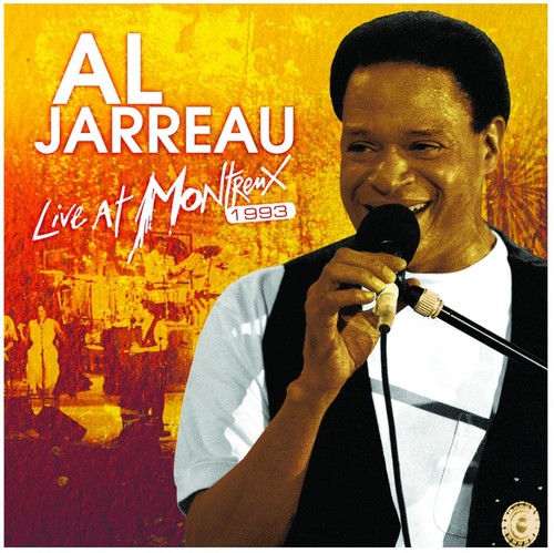 the album cover for Al Jarreau - Live at Montreux 1993
