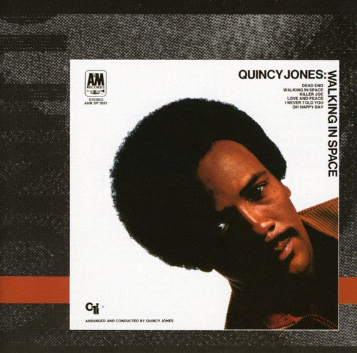 the album cover for Quincy Jones - Walking in Space