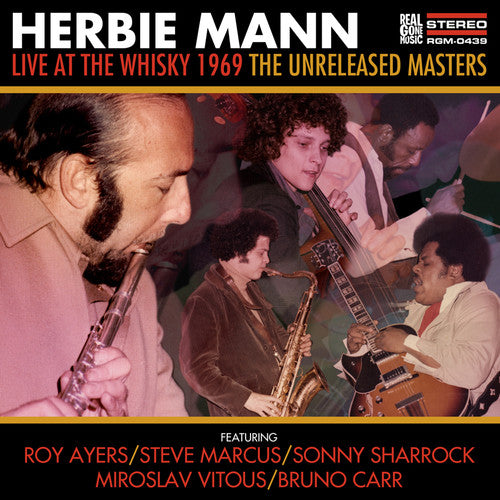 the album cover for Herbie Mann - Live At The Whiskey 1969: The Unreleased Masters