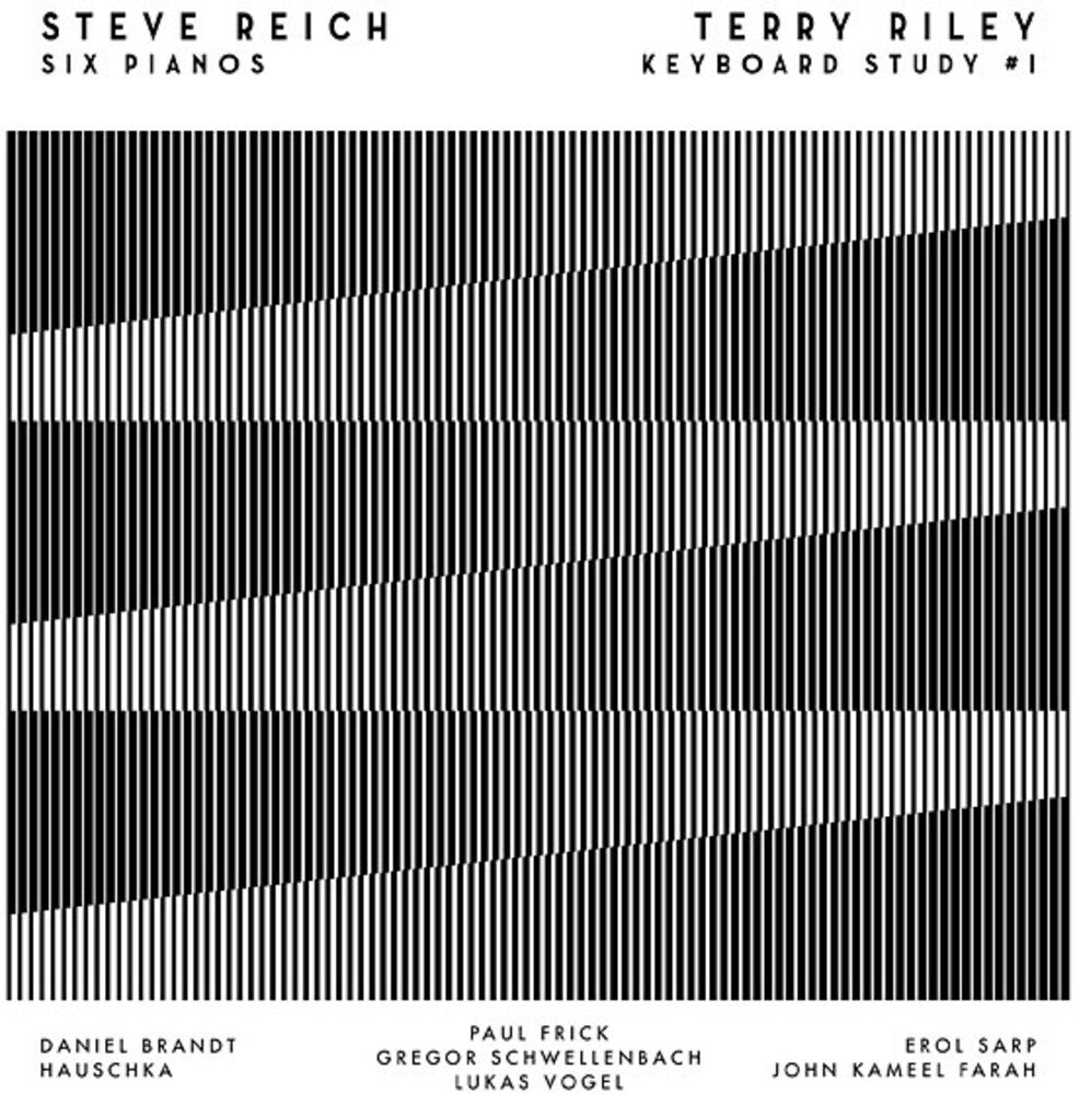 the album cover for Steve Reich / Riley,Terry - Six Pianos / Keyboard Study #1