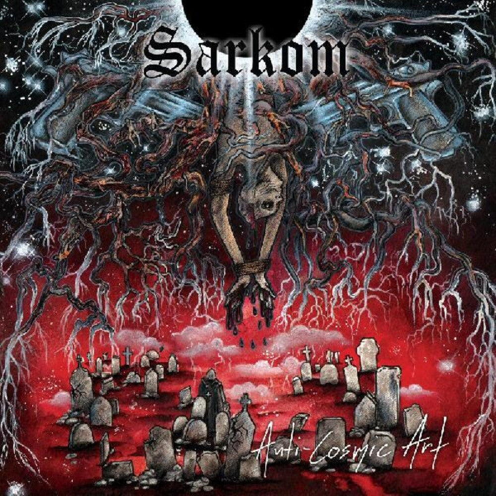 the album cover for Sarkom - Anti-Cosmis-Art