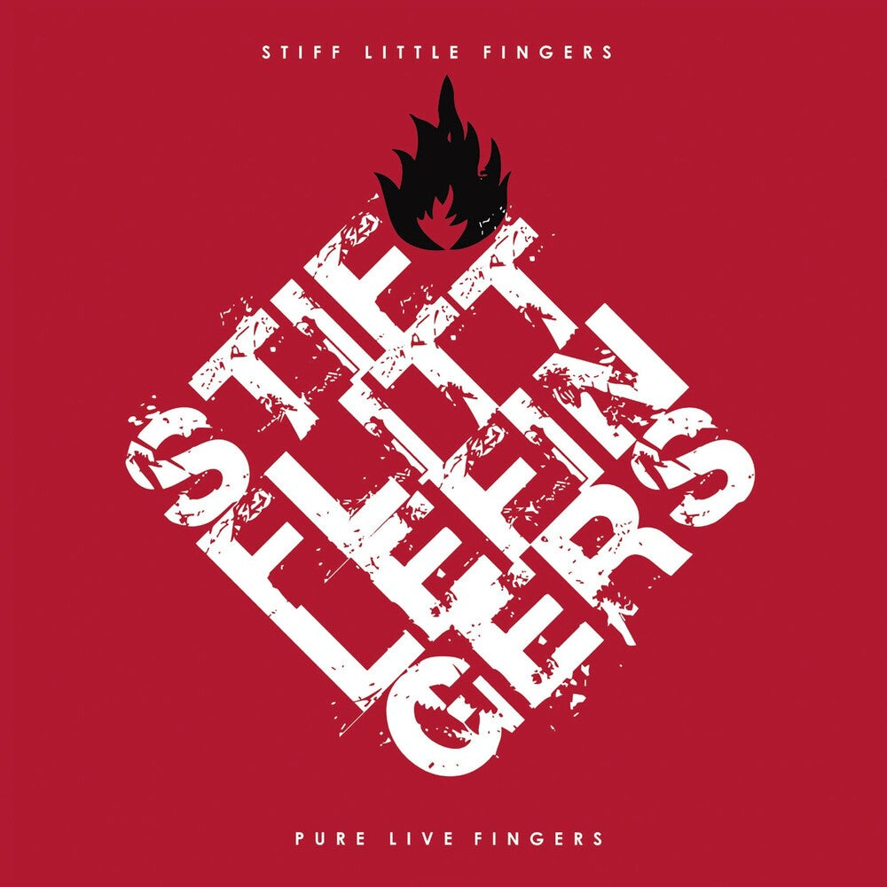 the album cover for Stiff Little Fingers - Pure Live Fingers