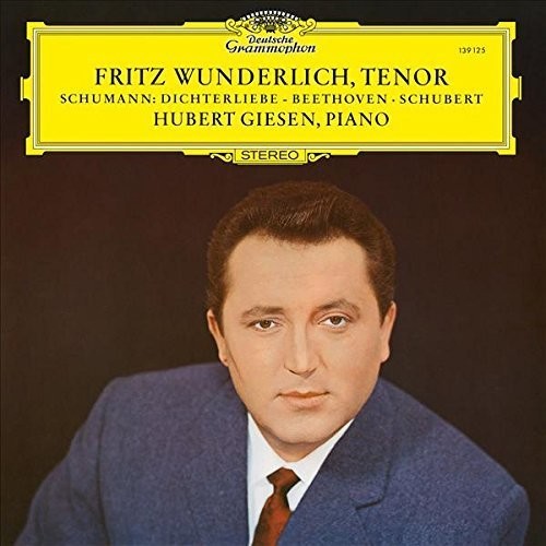 the album cover for Wunderlich / Giesen - Schumann: Dichterliebe Beethoven / Schubert: Liede