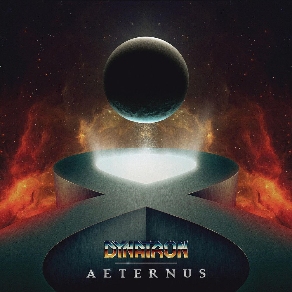 the album cover for Dynatron - Aeternus