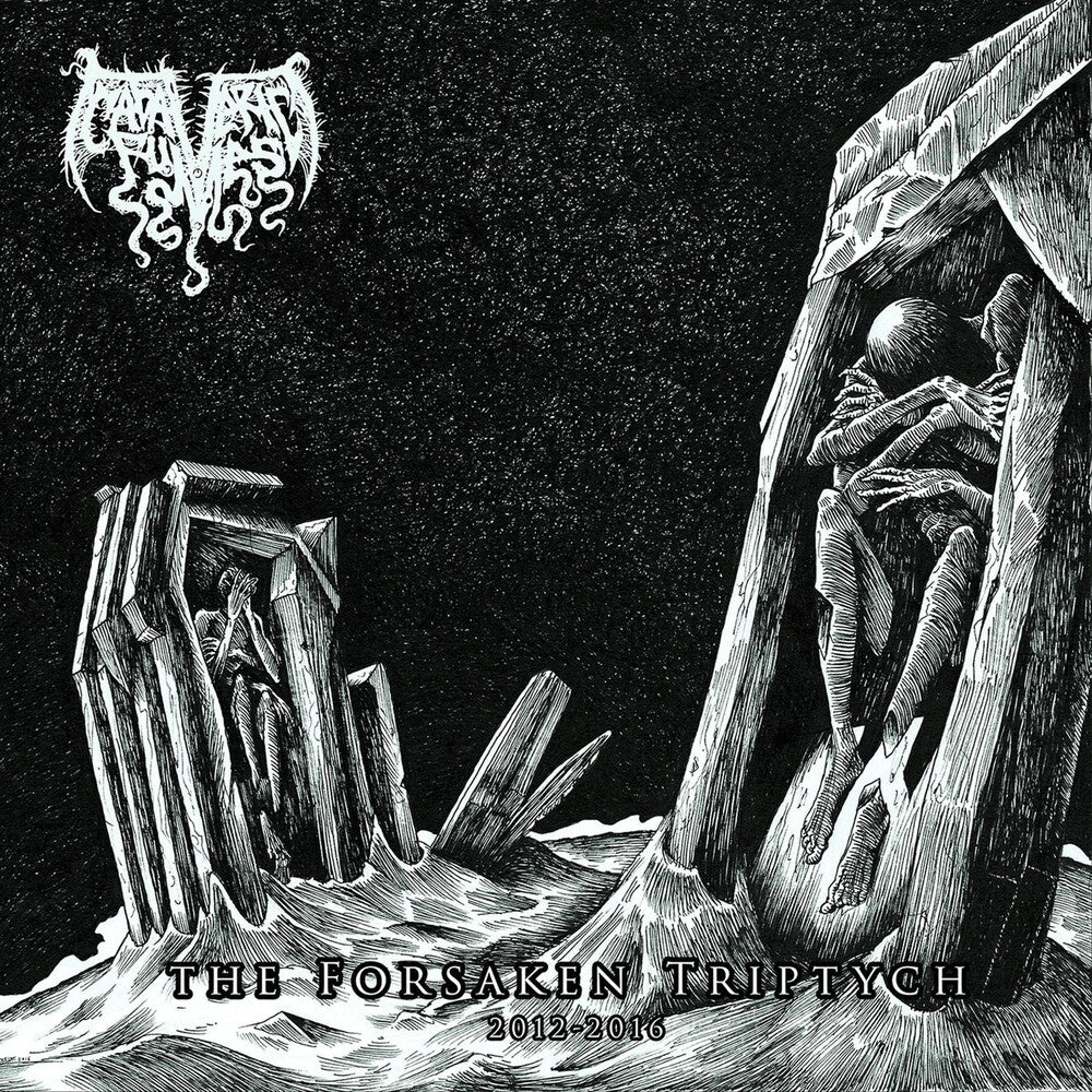 the album cover for Cadaveric Fumes - The Forsaken Triptych