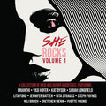 the album cover for She Rocks 1 / Various - She Rocks, Vol. 1