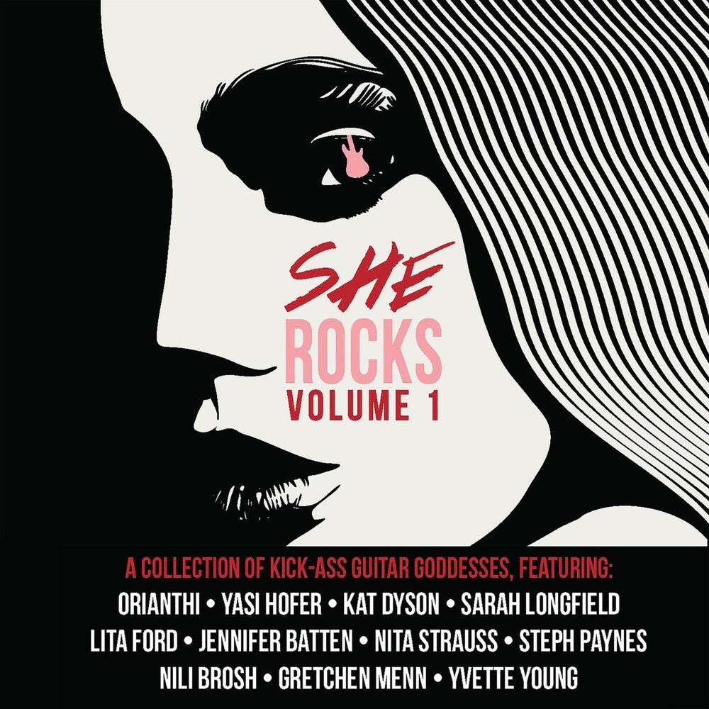 the album cover for She Rocks 1 / Various - She Rocks, Vol. 1