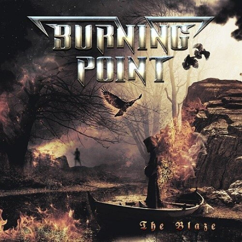 the album cover for Burning Point - The Blaze