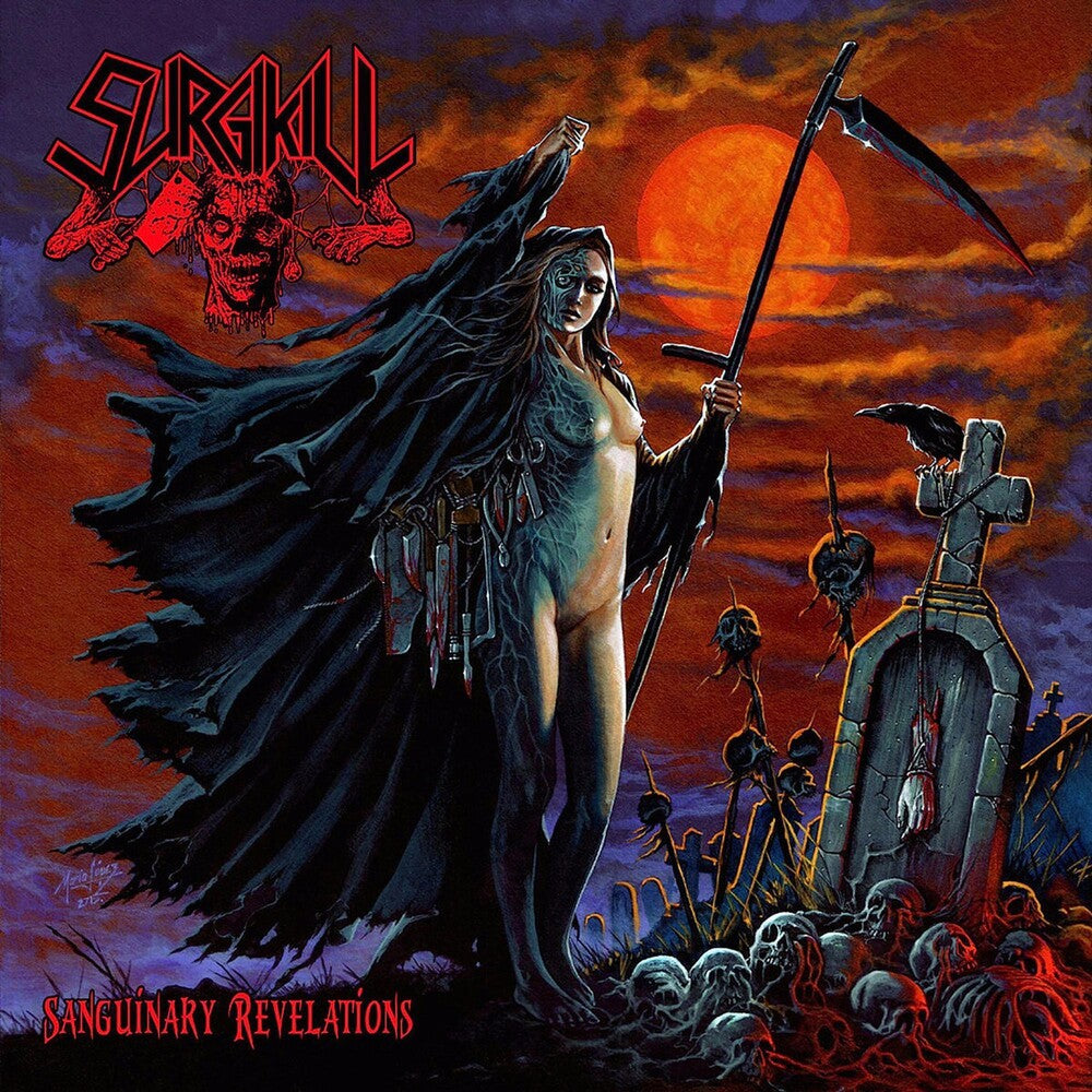 the album cover for Surgikill - Sanguinary Revelations