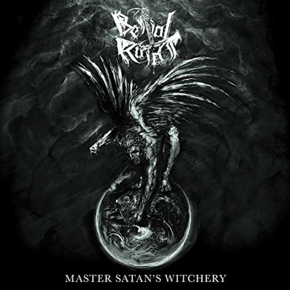 the album cover for Bestial Raids - Master Satan's Witchery
