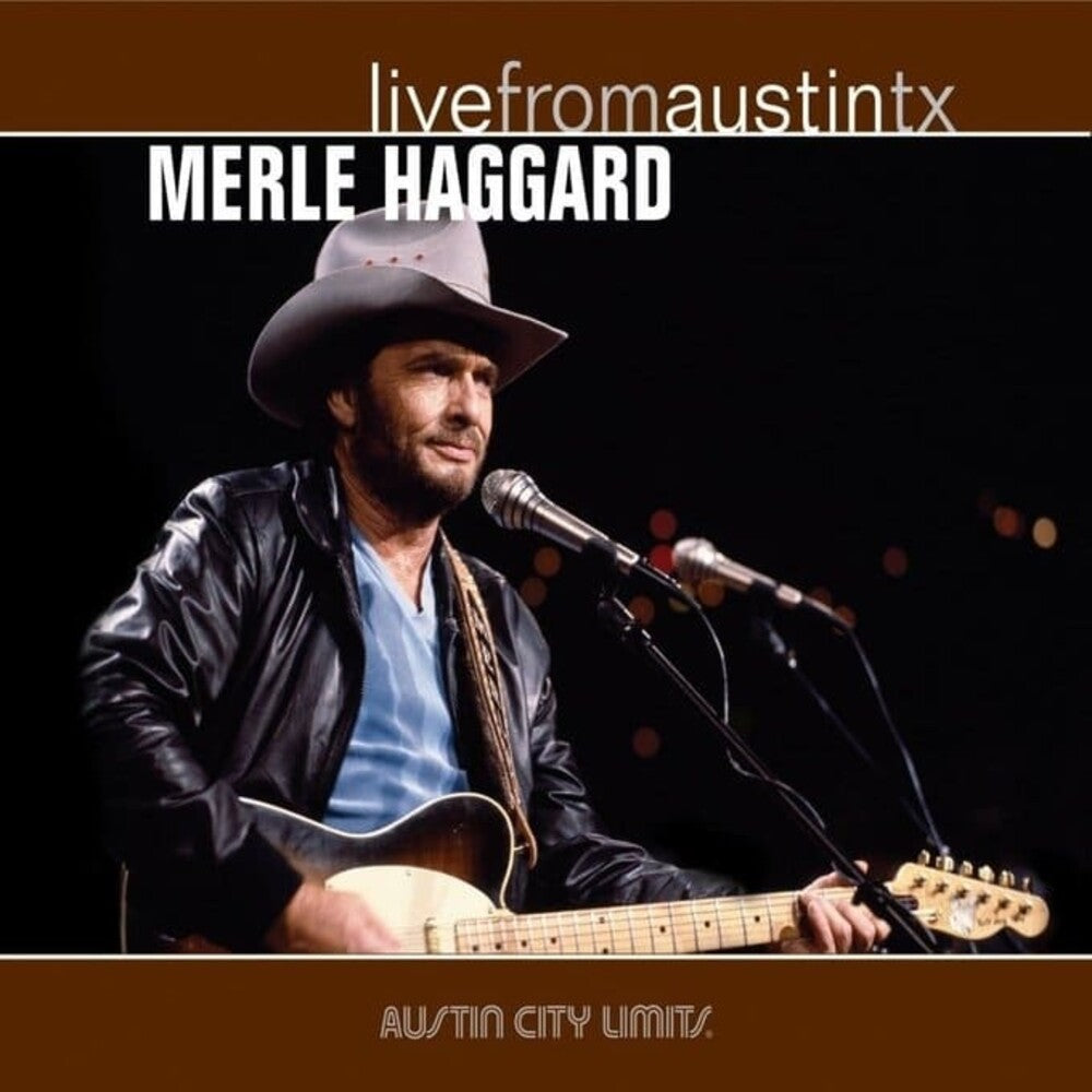 the album cover for Merle Haggard - Live From Austin, TX [LP]