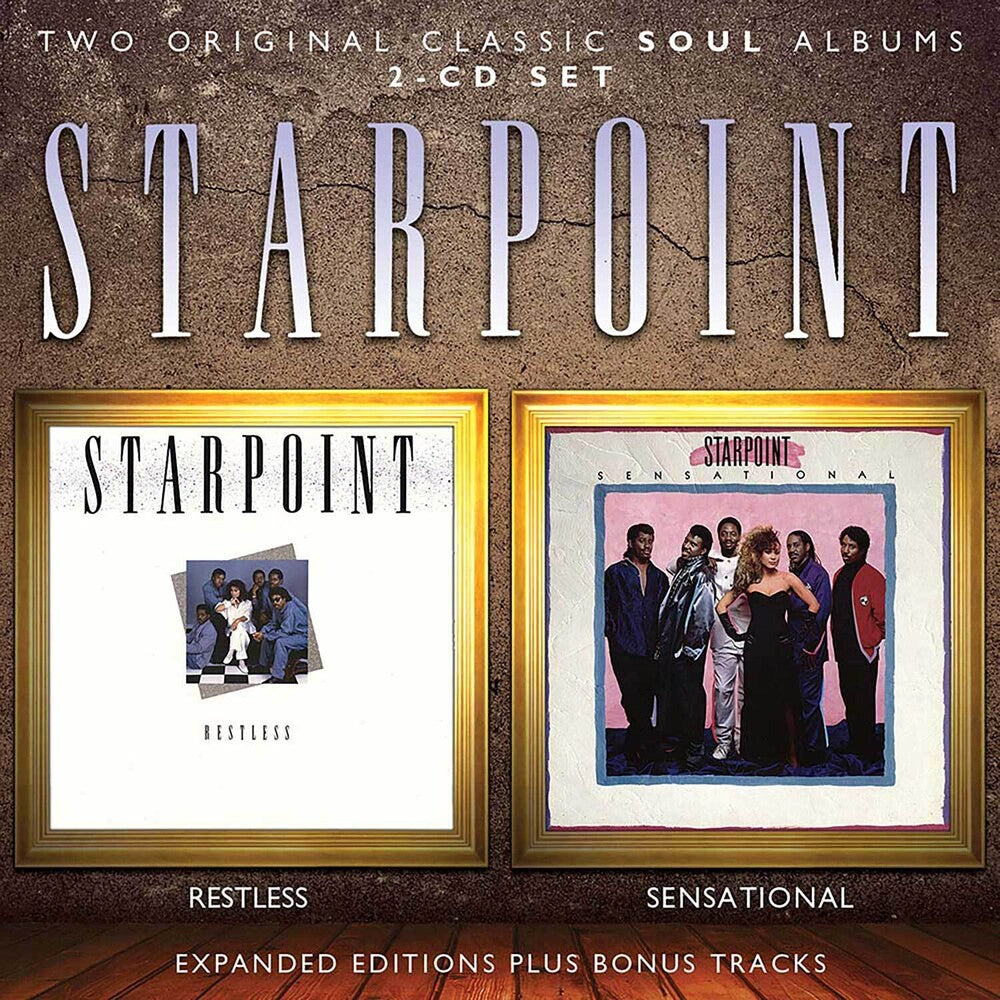 the album cover for Starpoint - Restless / Sensational