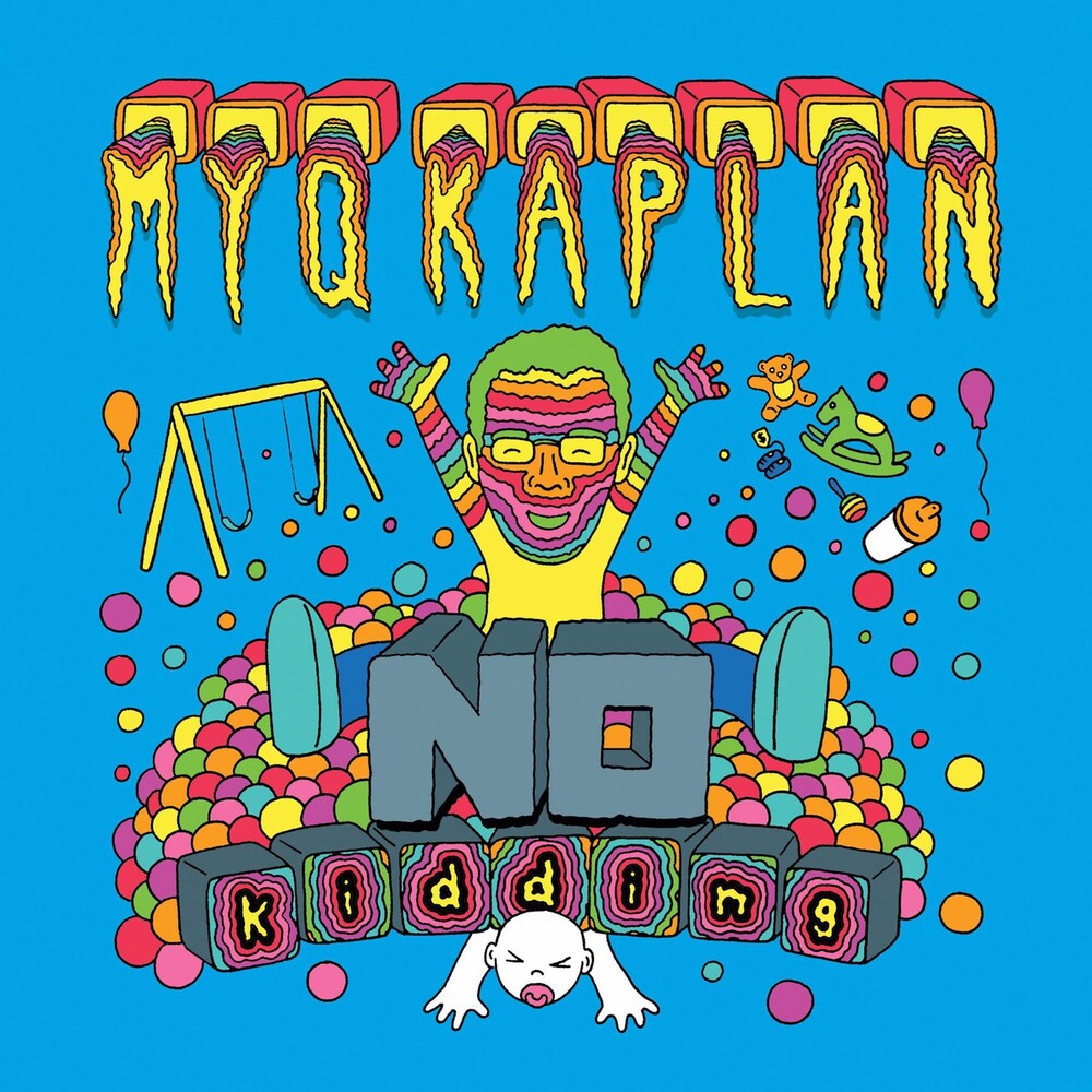 the album cover for Myq Kaplan - No Kidding