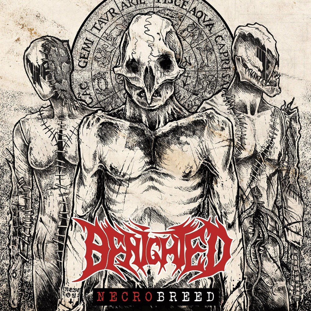 the album cover for Benighted - Necrobreed