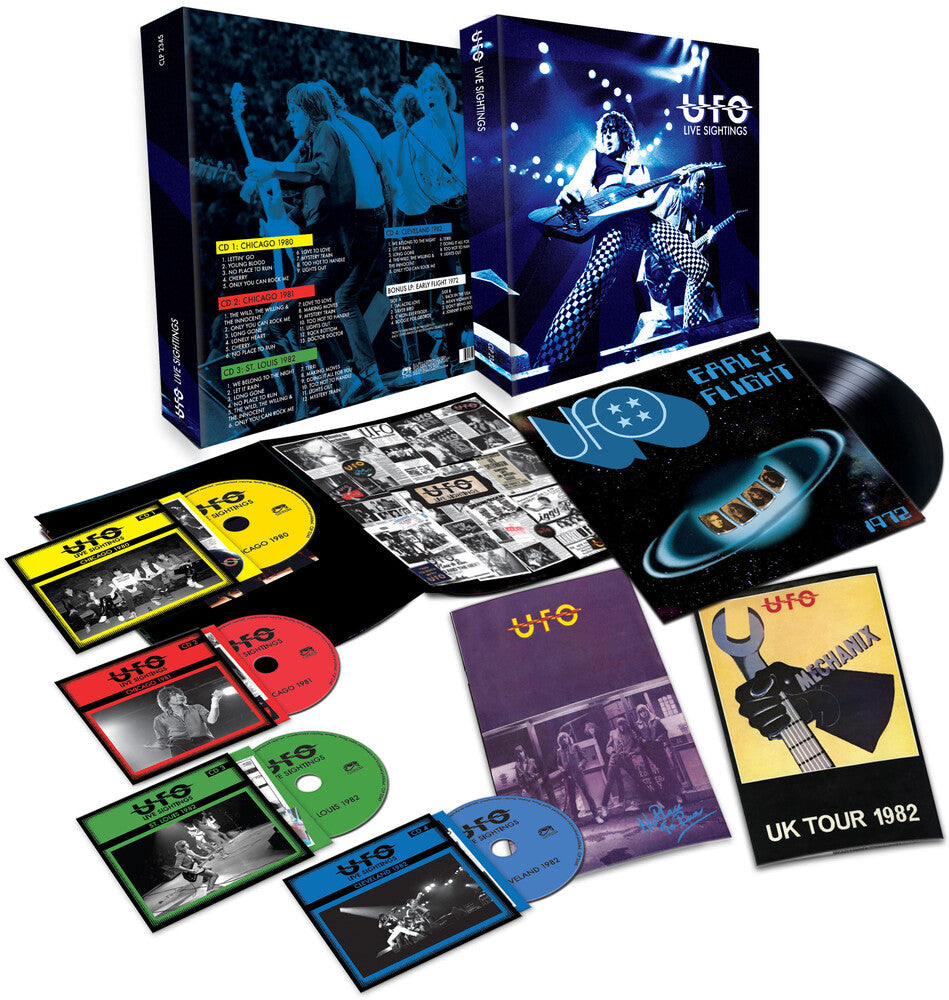 the album cover for UFO - Live Sightings [Deluxe Box Set]