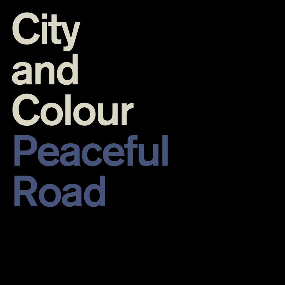 the album cover for City And Colour - Peaceful Road / Rain [Limited Edition Vinyl Single]