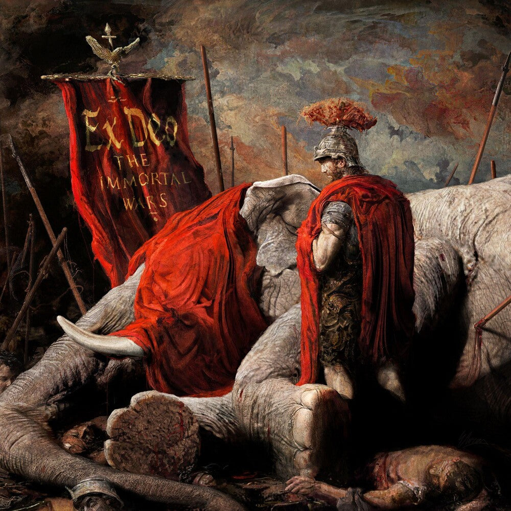 the album cover for Ex Deo - Immortal Wars
