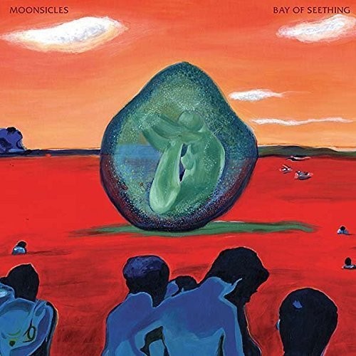 the album cover for Moonsicles - Bay of Seething