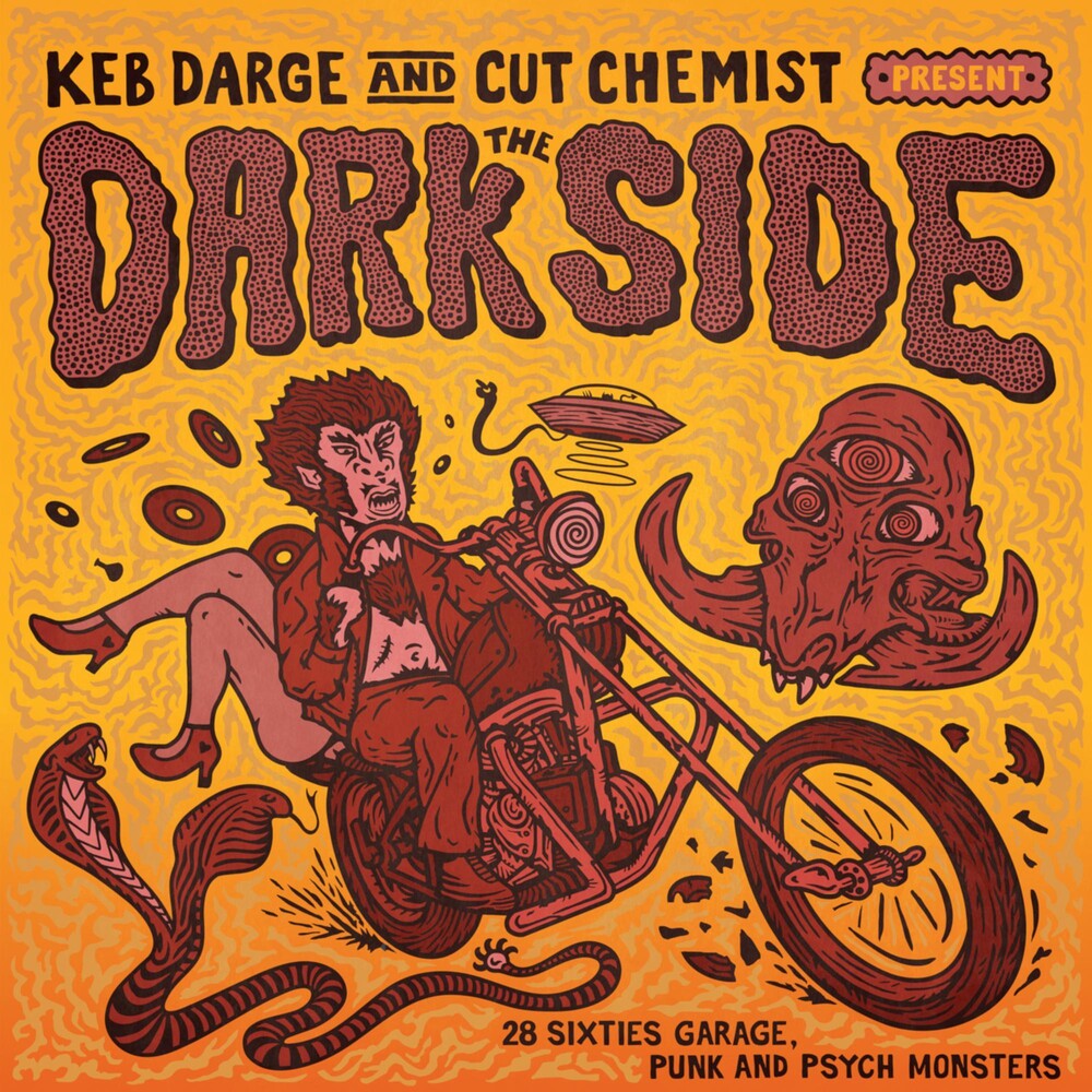 the album cover for Keb Darge & Cut Chemist - Dark Side