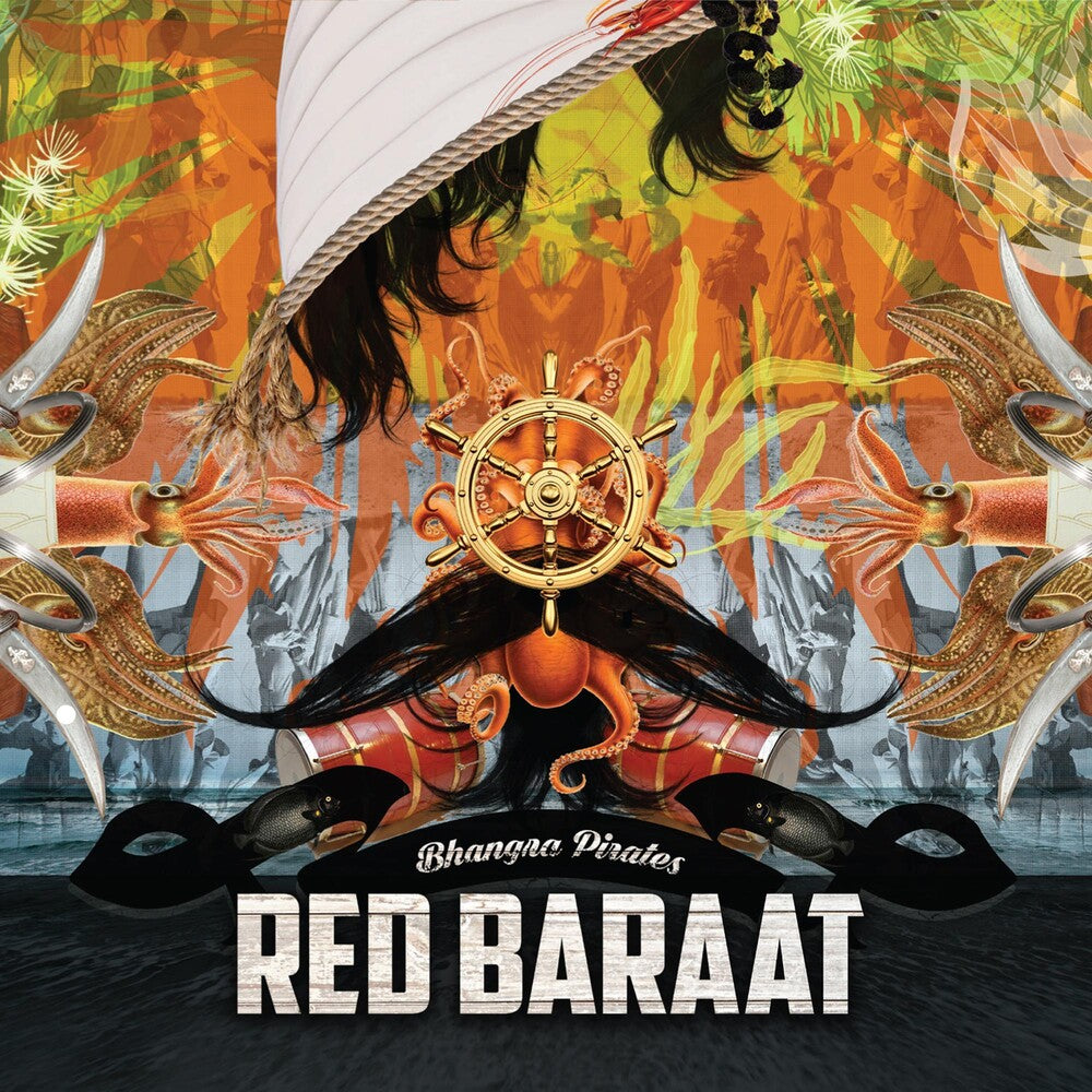 the album cover for Red Baraat - Bhangra Pirates