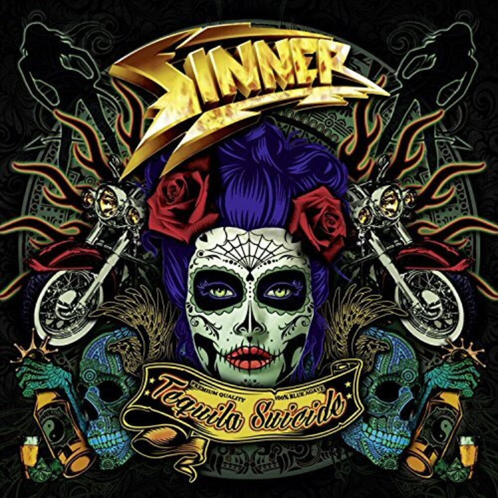 the album cover for Sinner - Tequila Suicide