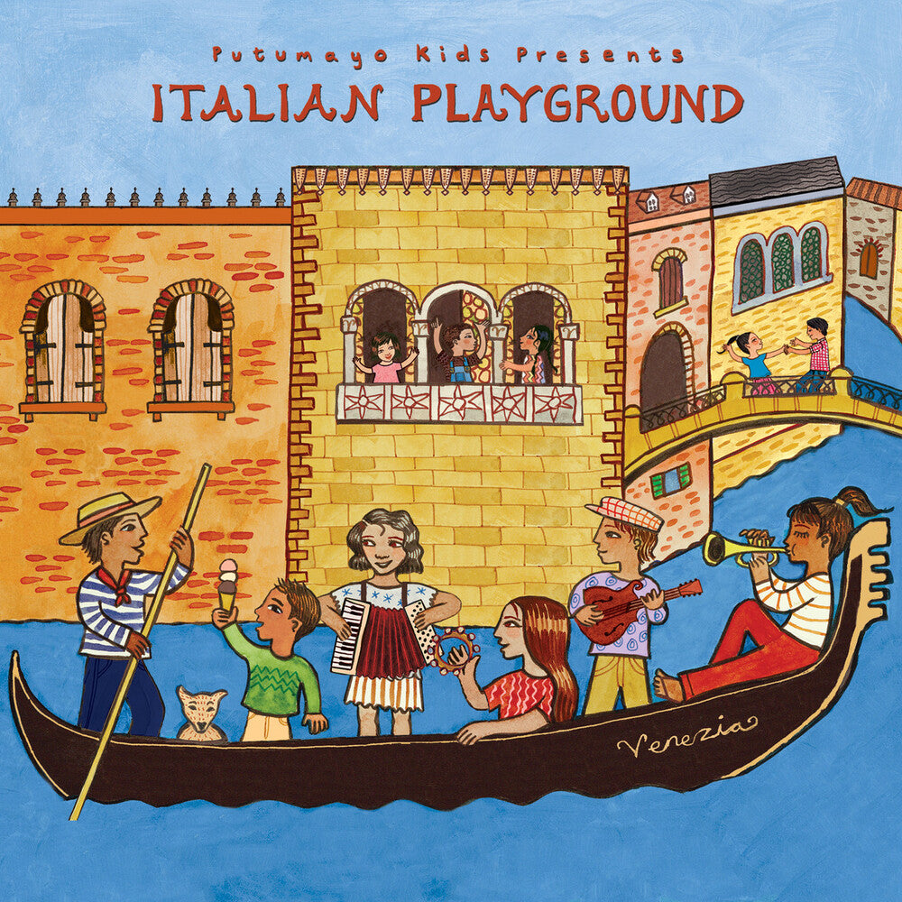 the album cover for Putumayo Kids Presents - Italian Playground