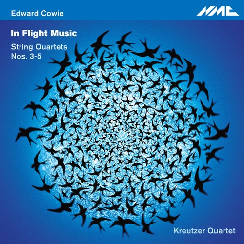 the album cover for Kreutzer Quartet - In Flight Music String Quartets Nos. 3-5