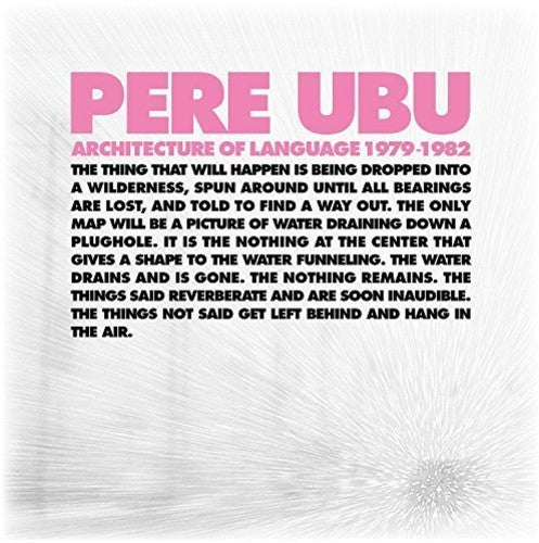 the album cover for Pere Ubu - Architecture of Language 1979-1982
