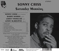the album cover for Sonny Criss - Saturday Morning