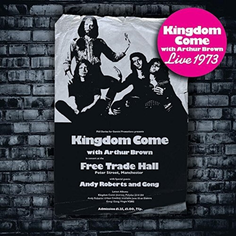 the album cover for Arthur Brown - Arthur Brown's Kingdom Come (Manchester Free Trade