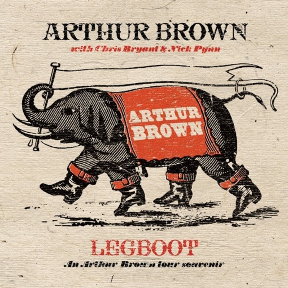 the album cover for Arthur Brown - Legboot Album