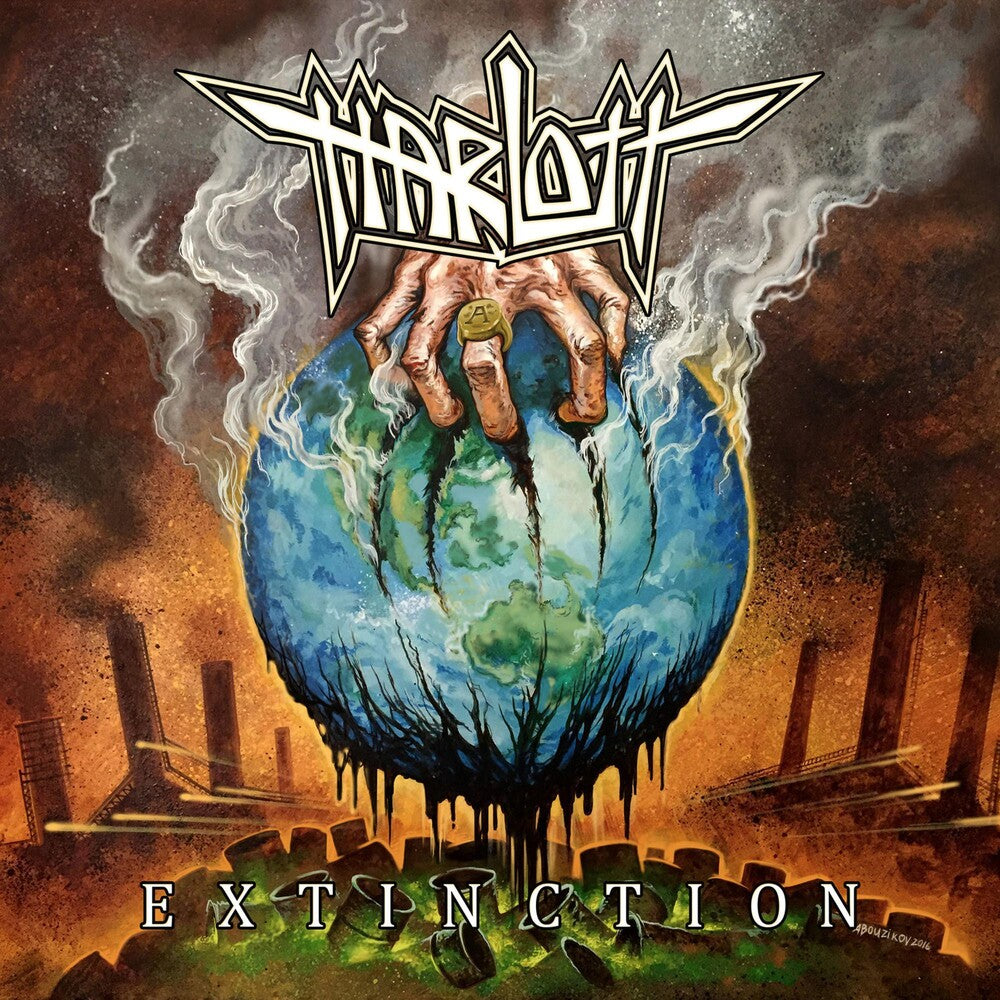 the album cover for Harlott - Extinction