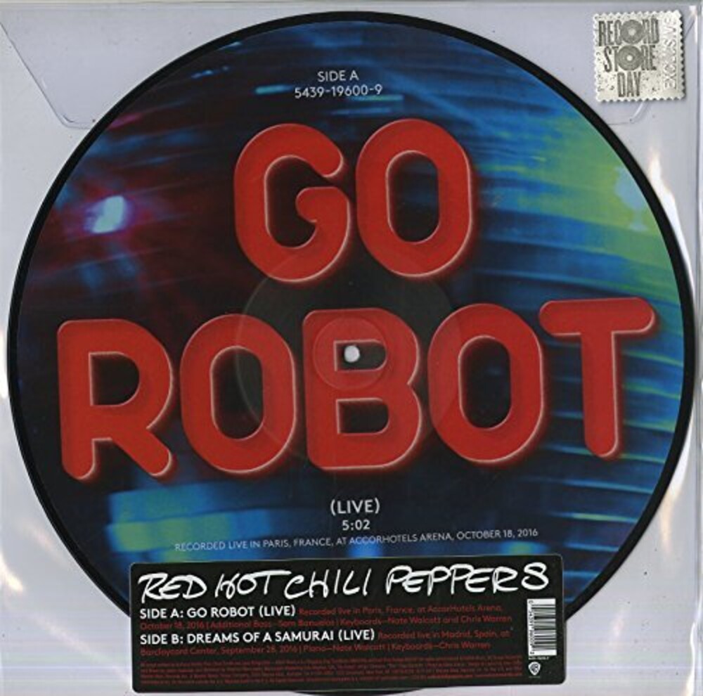 the album cover for Red Hot Chili Peppers - Go Robot 