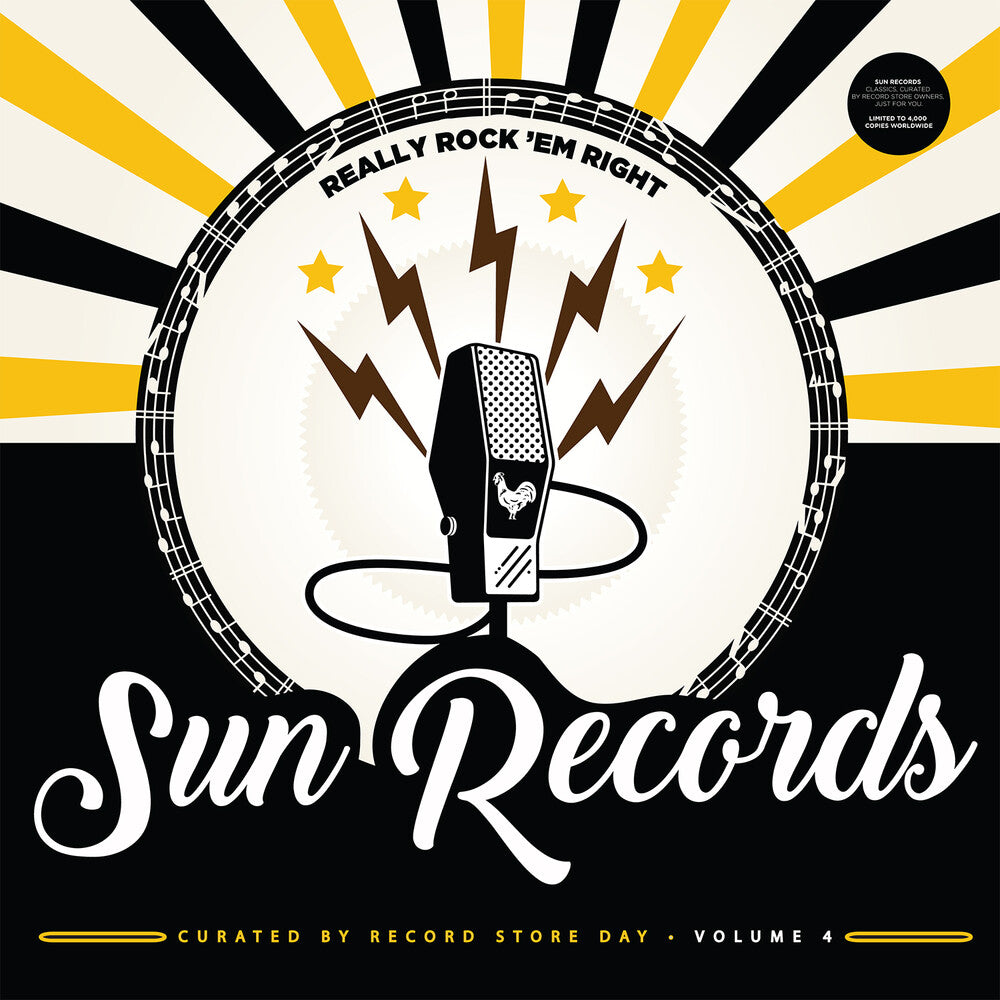 the album cover for Various Artists - Really Rock 'Em Right: Sun Records Curated By Record Store Day Volume 4 [RSD 2017]