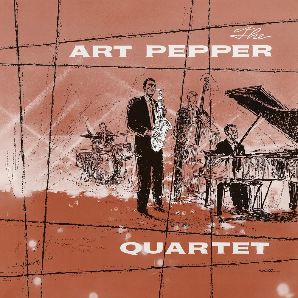 the album cover for The Art Pepper Quartet - The Art Pepper Quartet